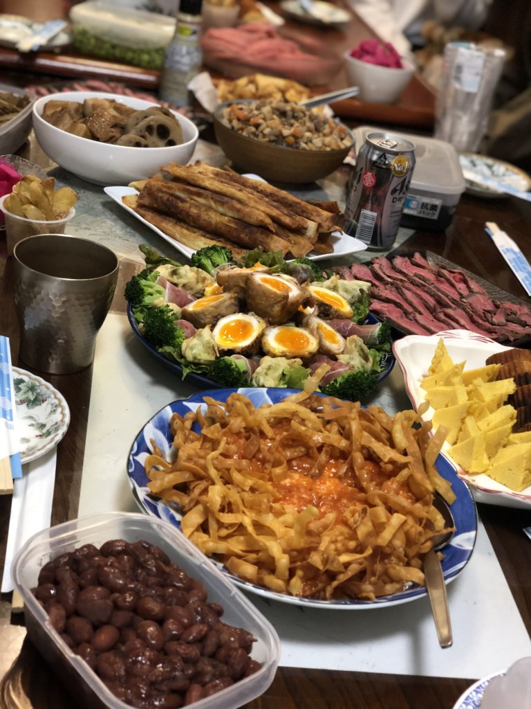 Family New Year feast